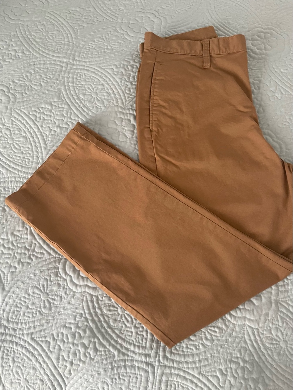 Calvin Klein Women’s Chino Pants in Camel Tan